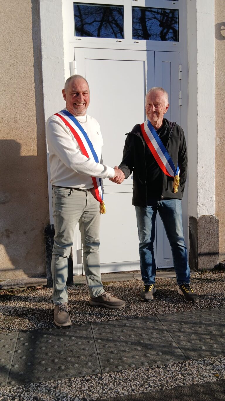 Passation de pouvoir à Chassignolles