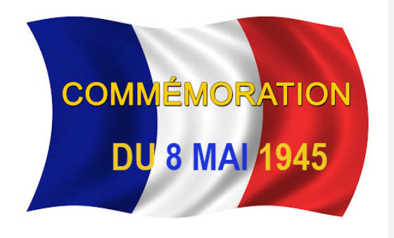 Cérémonie du 8 mai à 10h00 au monument aux morts
